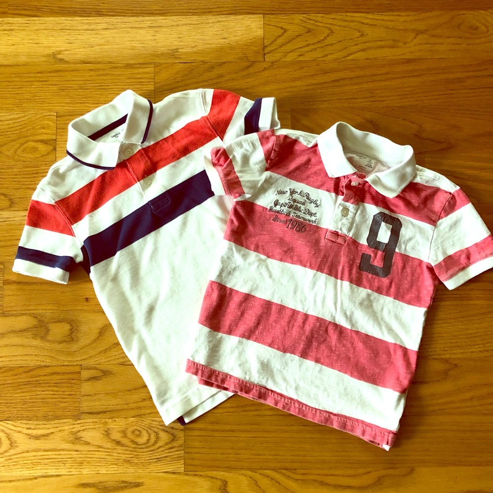 Gap Kids Boys small 6/7 collared shirts bundle